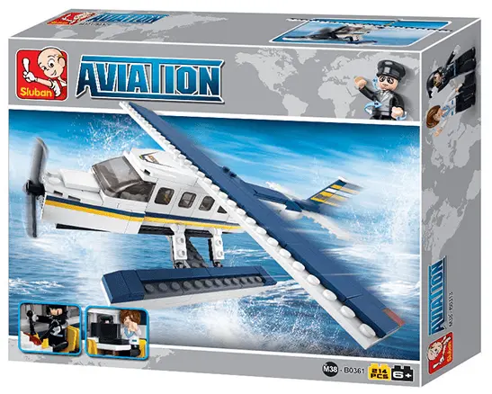 Sluban Set Costruzioni Aereo Idrovolante
