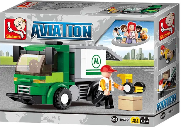 Sluban Set Costruzioni Camion Corriere Espresso