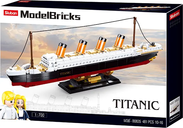 Sluban set di Costruzioni Nave Titanic 481pz
