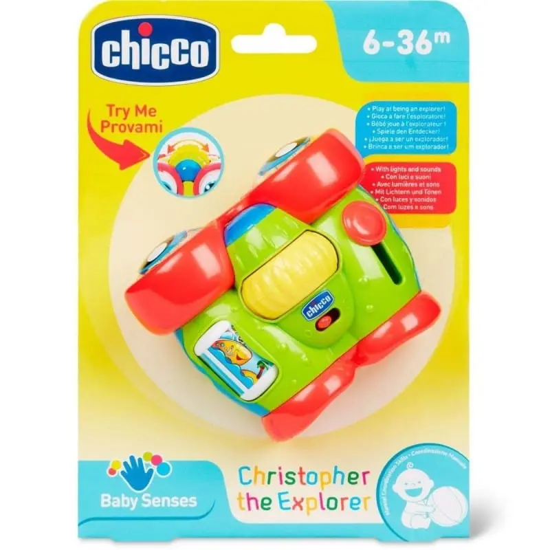 Sonaglio Neonato, Chicco il Binocolo Cristoforo