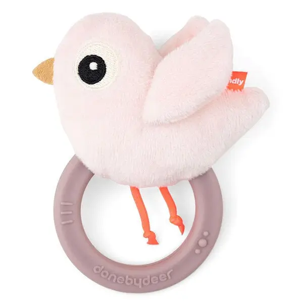 Sonaglio Sensoriale con Massaggiagengive - Birdee - Cipria