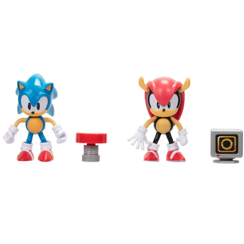 Sonic coppia di personaggi da 10 cm Sonic e Mighty Sonic