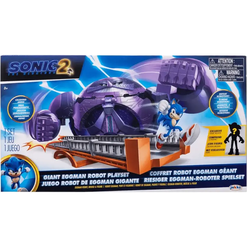 Sonic Movie playset Battaglia Finale Giant Eggman Robot