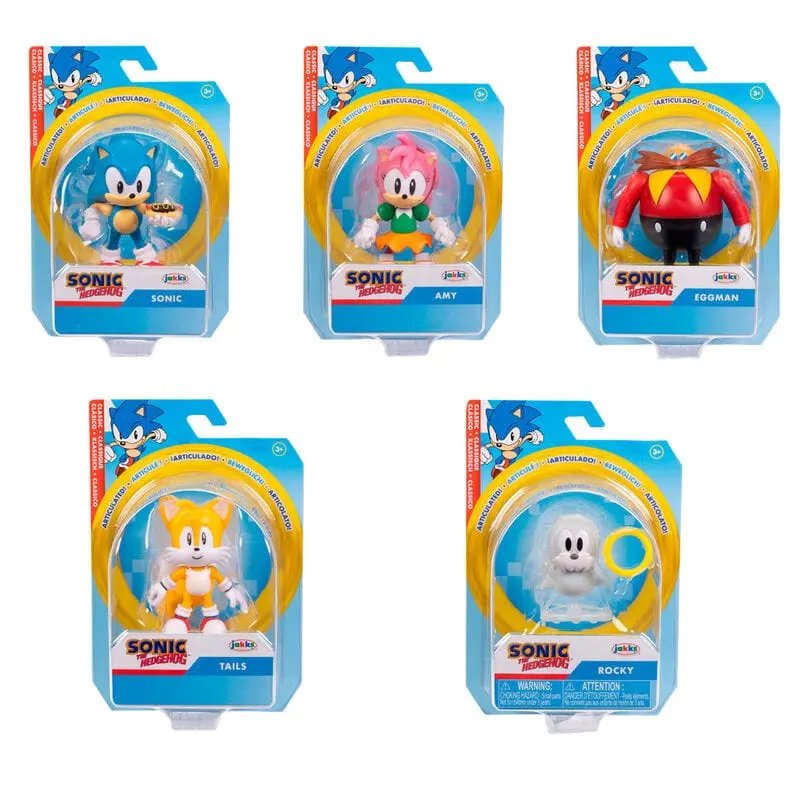 Sonic personaggi articolati da 6 cm in Assortimento