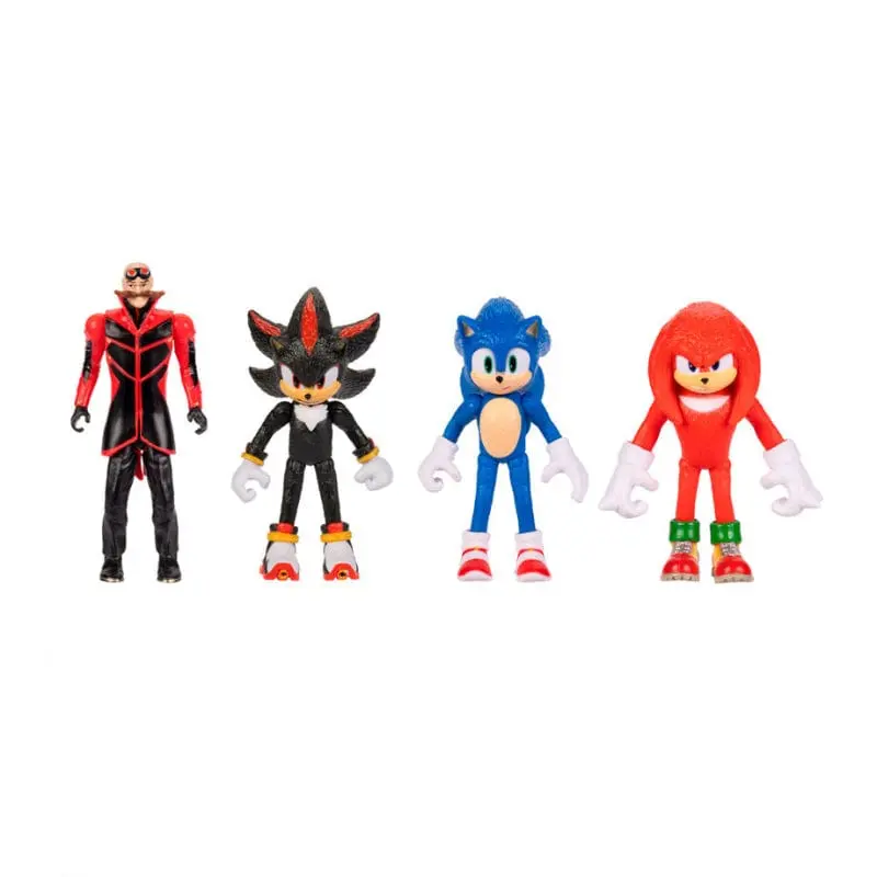 Sonic Personaggi del Film Sonic3, action figures 6cm in assortimento
