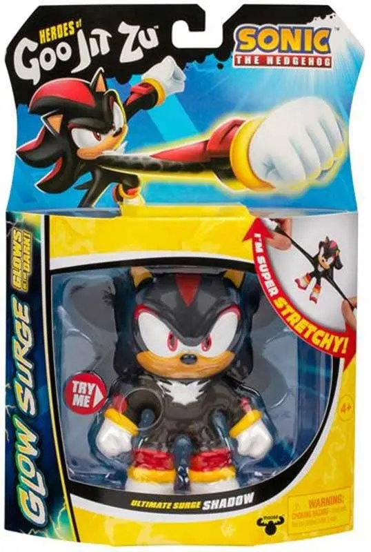 Sonic Shadow Personaggio Nero Allungabile Squishy
