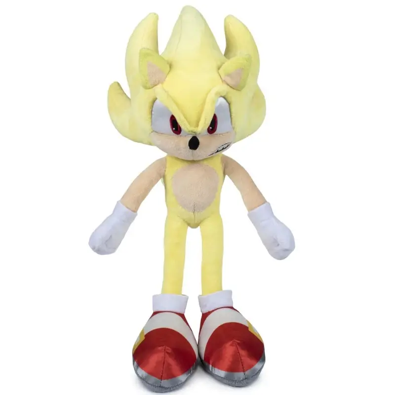Sonic2 Peluche Super Sonic 30cm, Nintendo Plush