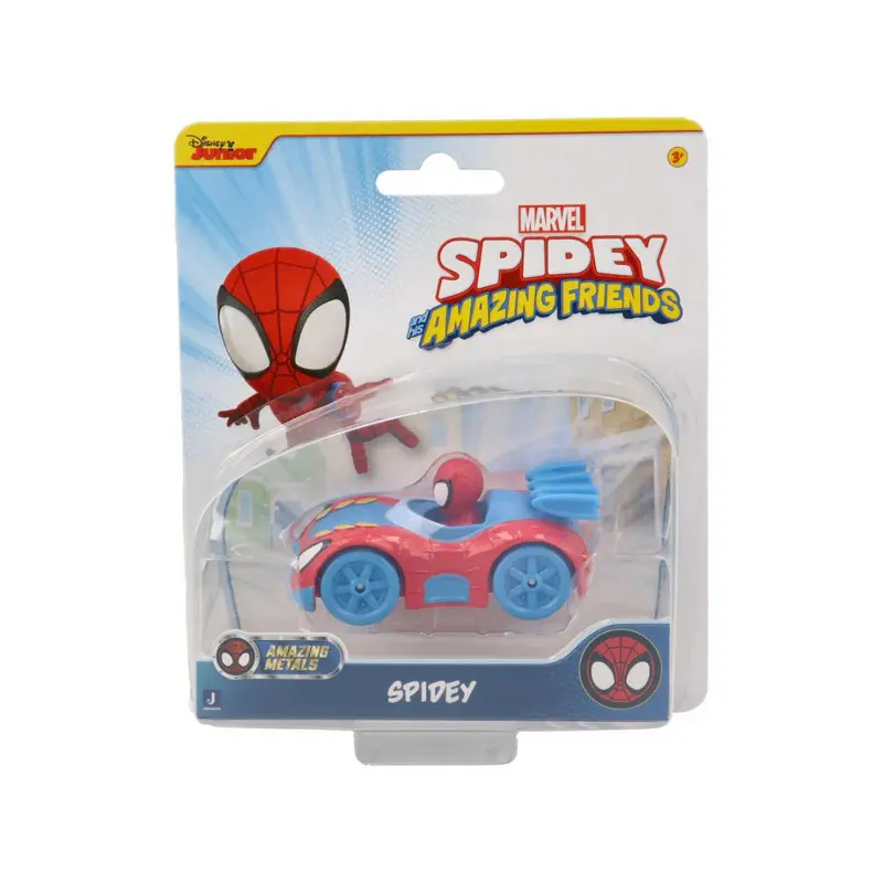SP080101 Rei Toys Spidey & His Amazing Friends Auto Spidey in Metallo