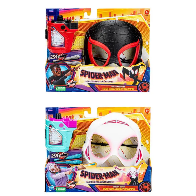 Spiderman Across the Universe, set Maschera con Bracciale Lanciatore