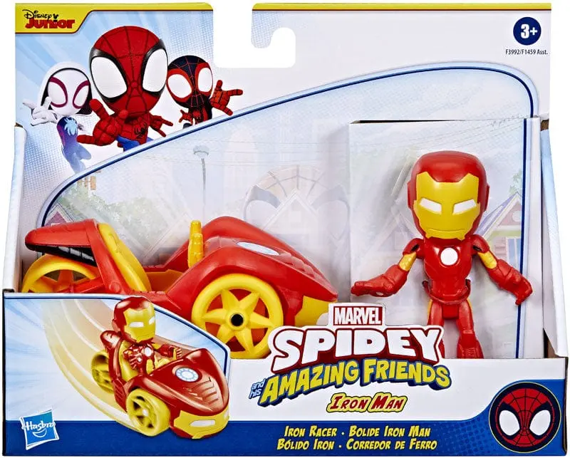 Spiderman Amazing Friends, Iron Man con Macchina