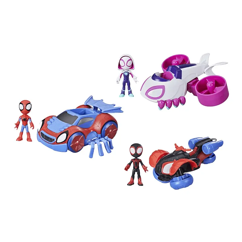 Spiderman Amazing Friends, Miles Morales con Moto Quad