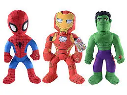 SPIDERMAN/AVENGERS PELUCHES