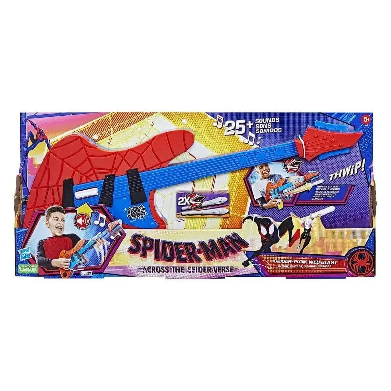 Spiderman Chitarra Elettrica con Lanciatore