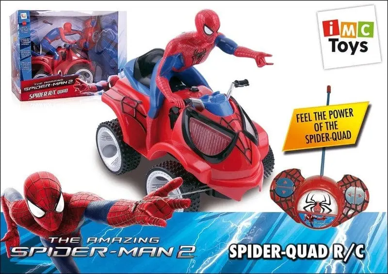 Spiderman con Veicolo Telecomandato, la Moto di Spider Man R/C