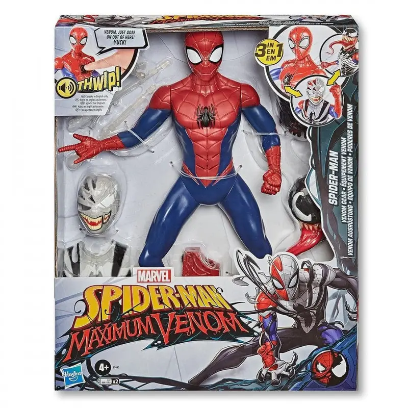 Spiderman Maximum Venom con Suoni e Trasformazione