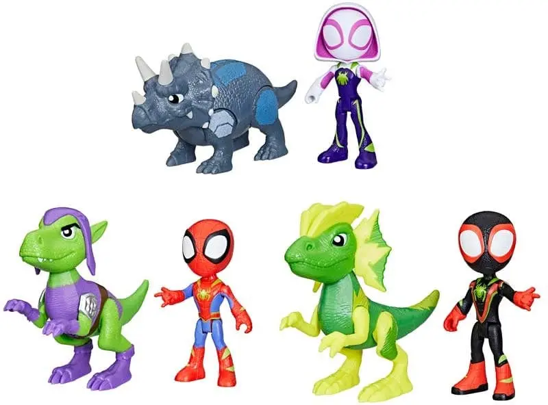 Spidey Hero Dino Webs personaggi con Dinosauri - Hasbro