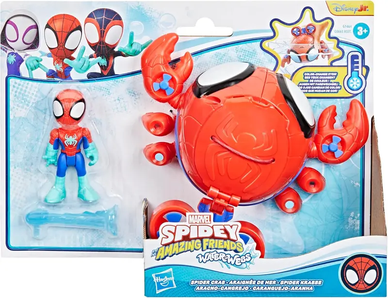 Spidey Water-Webs, sottomarino giocattolo Spider Crab