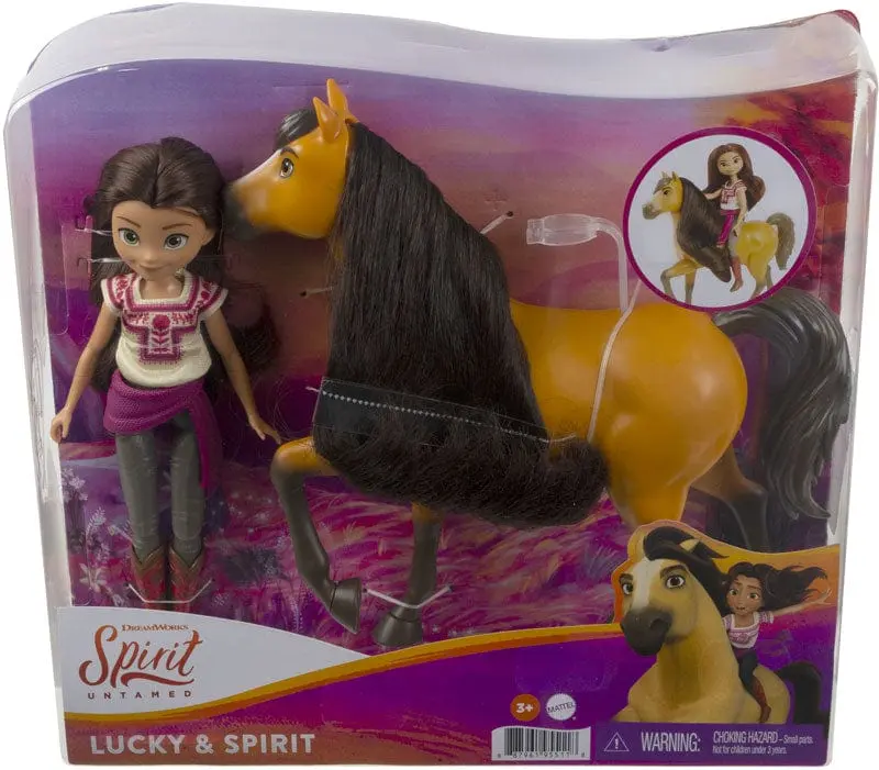 Spirit Cavallo con Bambola, Lucky e Spirit