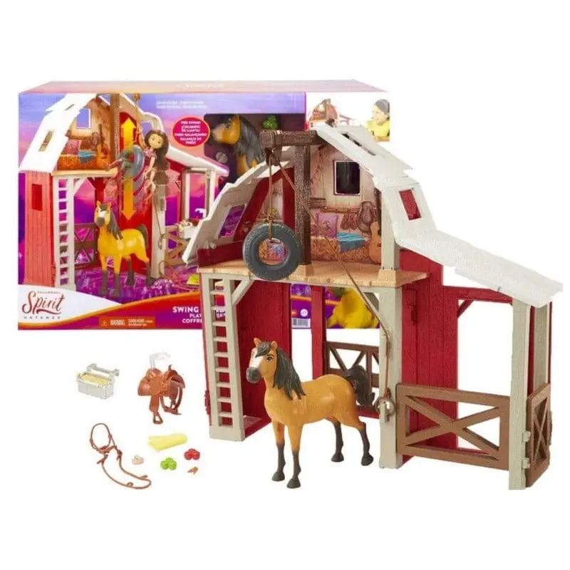 Spirit playset Stalla con Cavallo e Accessori