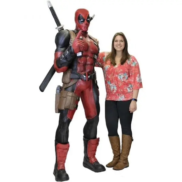 Statua Deadpool 185cm su Licenza Ufficiale Marvel scala 1