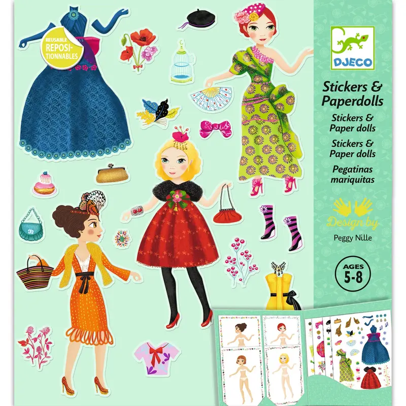 Stickers Paper Dolls - Massive Fashion (DJ09691)