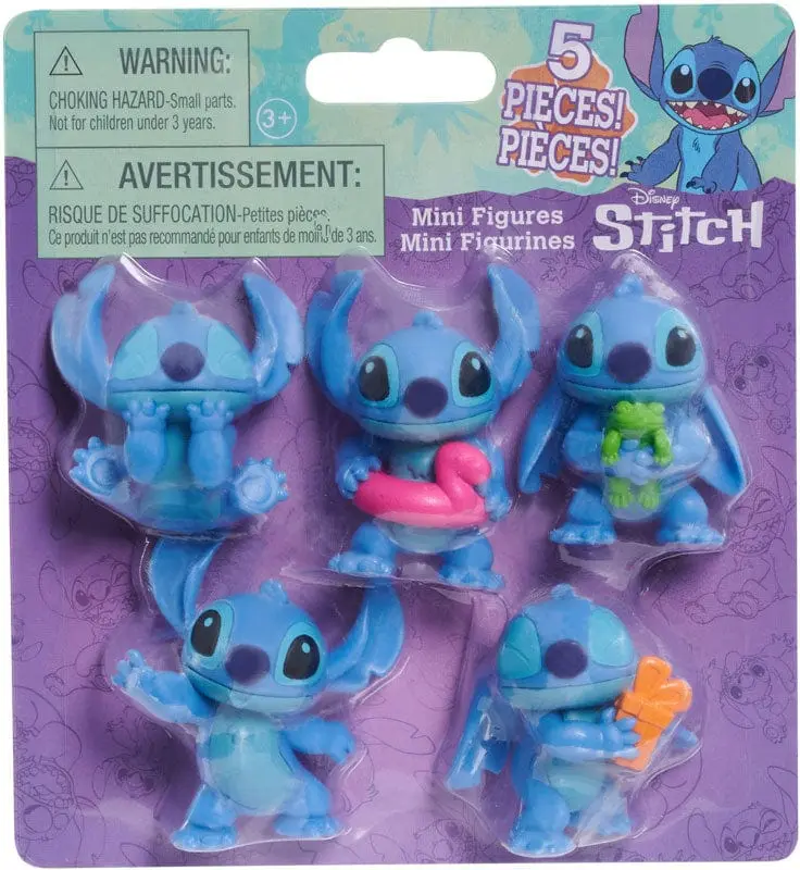 Stitch Personaggi da Collezione, set da 5 Pupazzetti