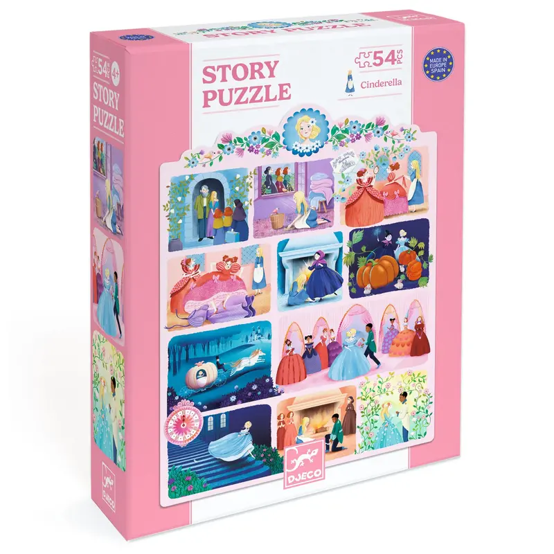 Story Puzzle Cenerentola 54 Pcs - Story Puzzle Cinderella