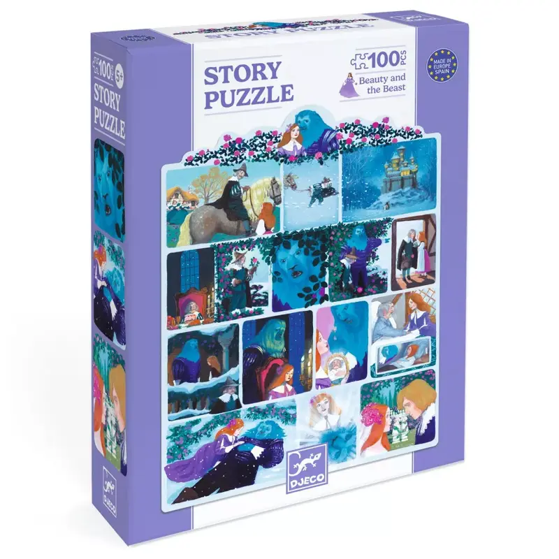 Story Puzzle La Bella e la Bestia Djeco