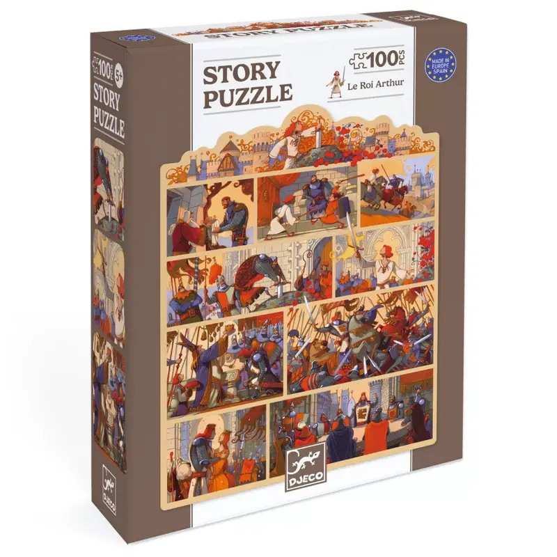 Story Puzzle Re Artù Djeco