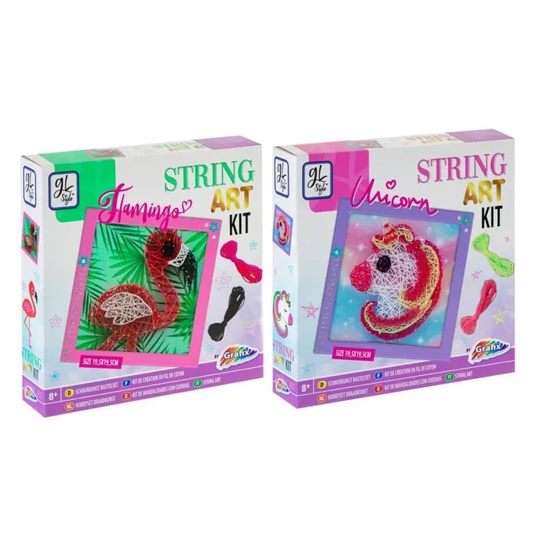 String Art | Set Decoro Unicorno o Fenicottero