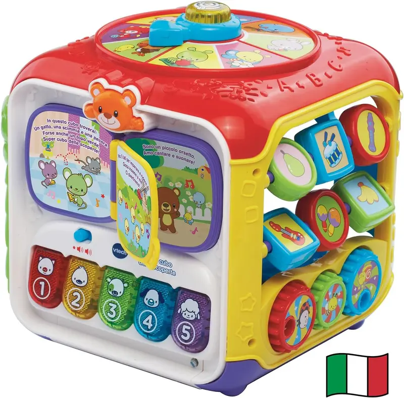 Super Cubo delle Scoperte con giochi interattivi