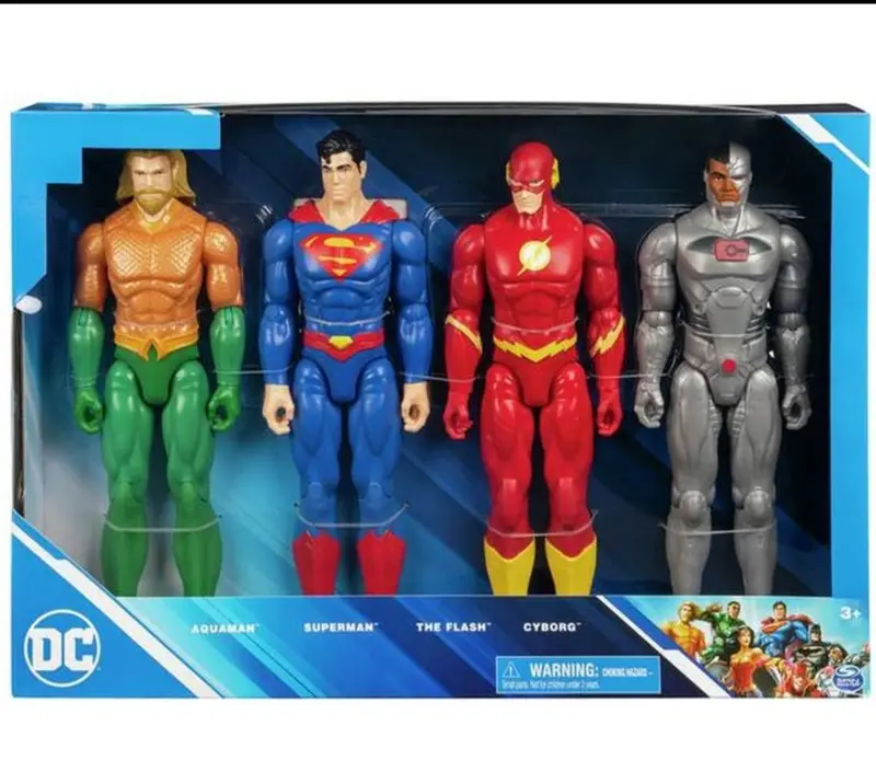 Super Eroi DC, Set di 4 Personaggi da 30cm