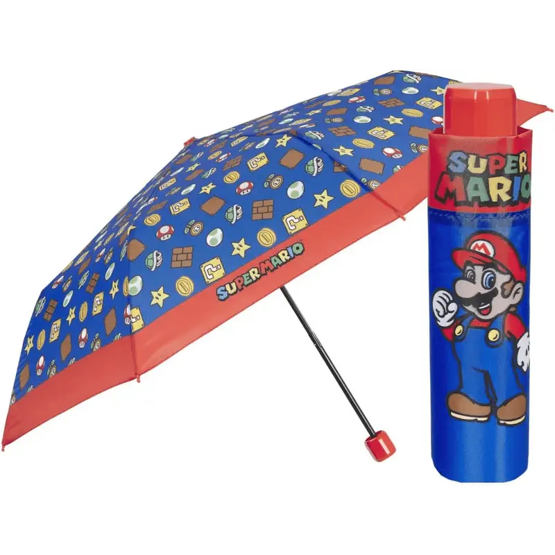 Super Mario Bros ombrello pieghevole