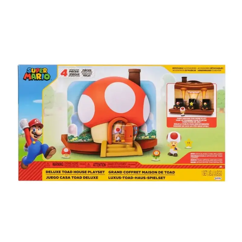 Super Mario Casa Fungo Playset