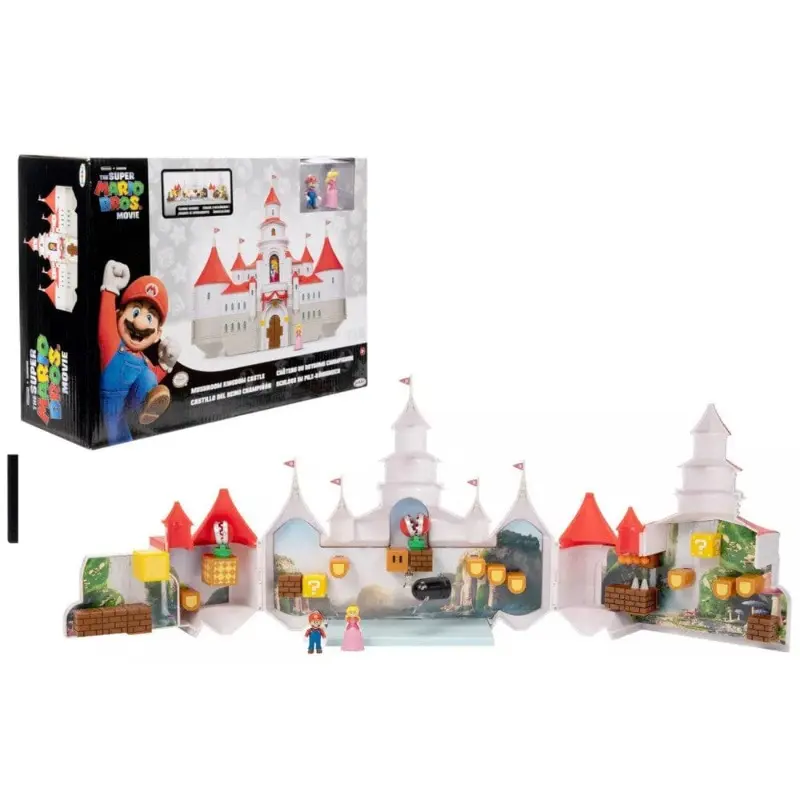 Super Mario Movie Castello di Peach, include 2 personaggi