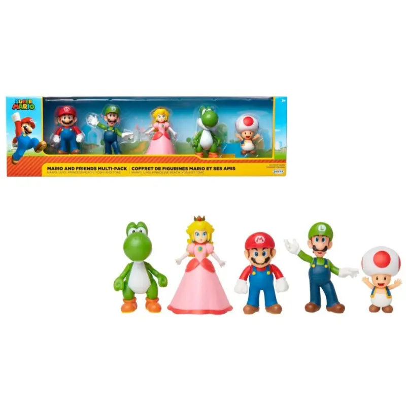 Super Mario set 5 Personaggi da 7cm