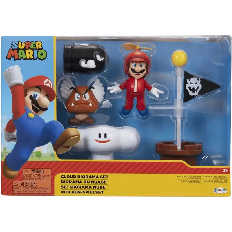 Super Mario set Diorama nuvole