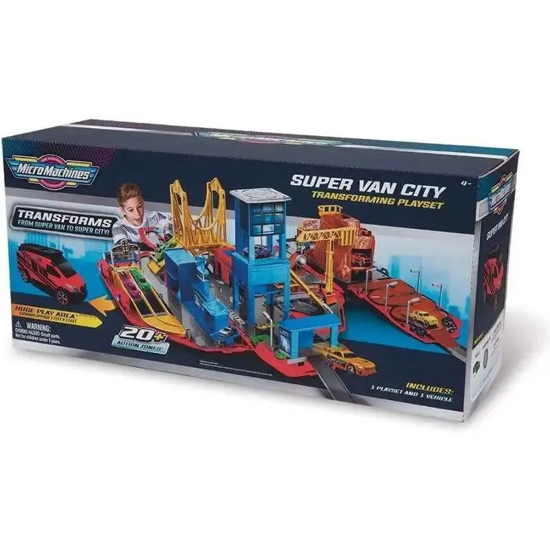 Super Van City Micro Machines apribile con veicolo