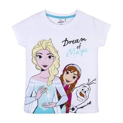 T Shirt In Cotone Jersey Jersey Frozen 7 Anni