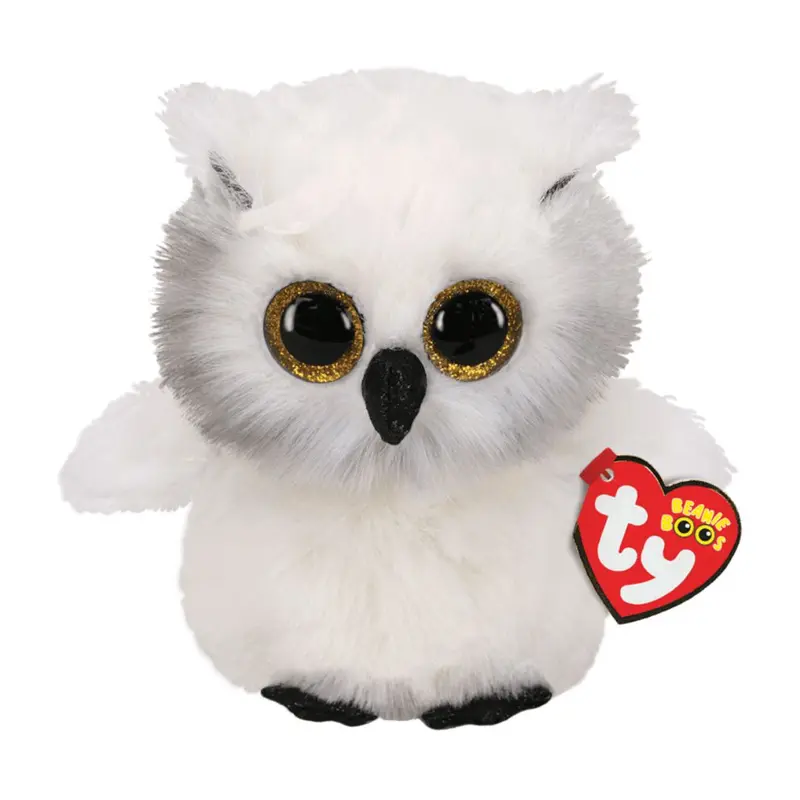 T36305 Ty - Beanie Boos - Peluche Gufo - Austin (15 cm)