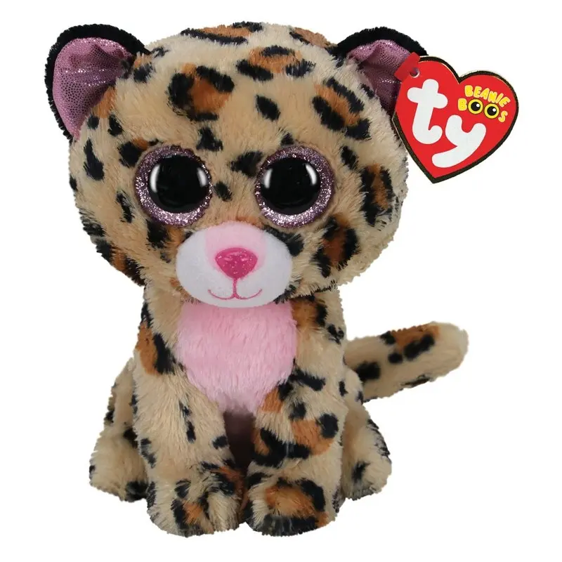 T36367 Ty - Beanie Boos - Peluche leopardo - Livvie (15 cm)