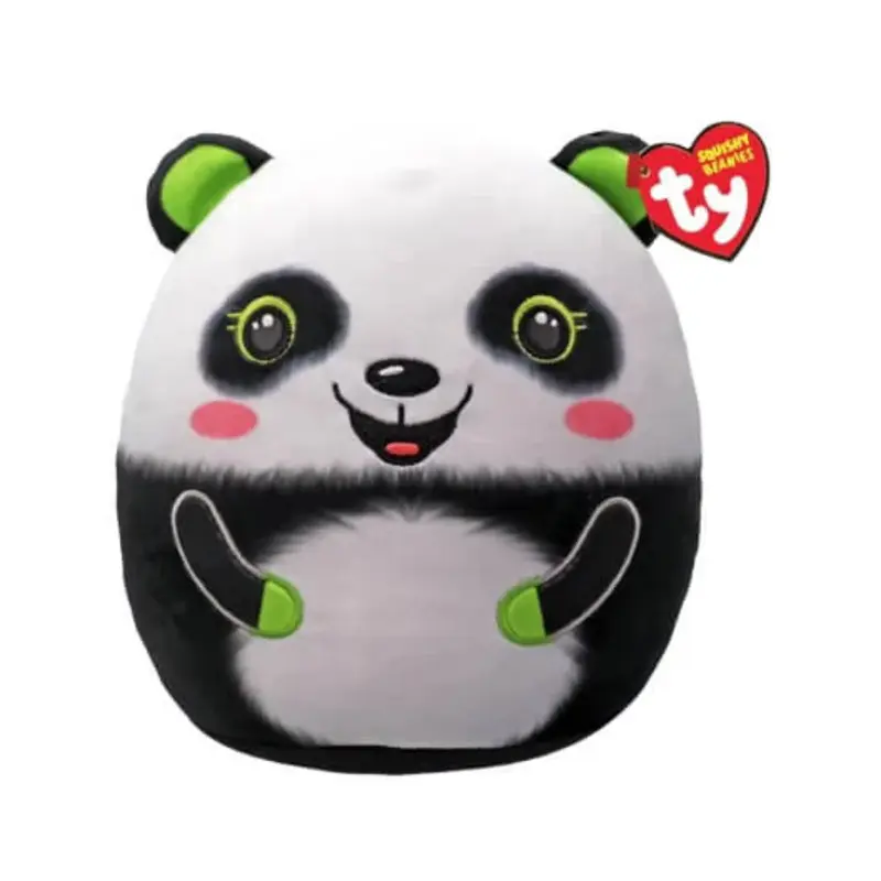 T39421 Ty - Squish a Boos Bonsai il Panda 22 cm Cuscino Peluche Morbido