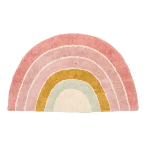 Tappeto Arcobaleno Rosa 80 x 130 cm - Rug Rainbow Pink