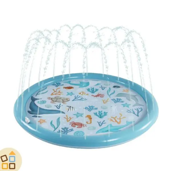 TAPPETO MILLE SPRUZZI AZZURRO