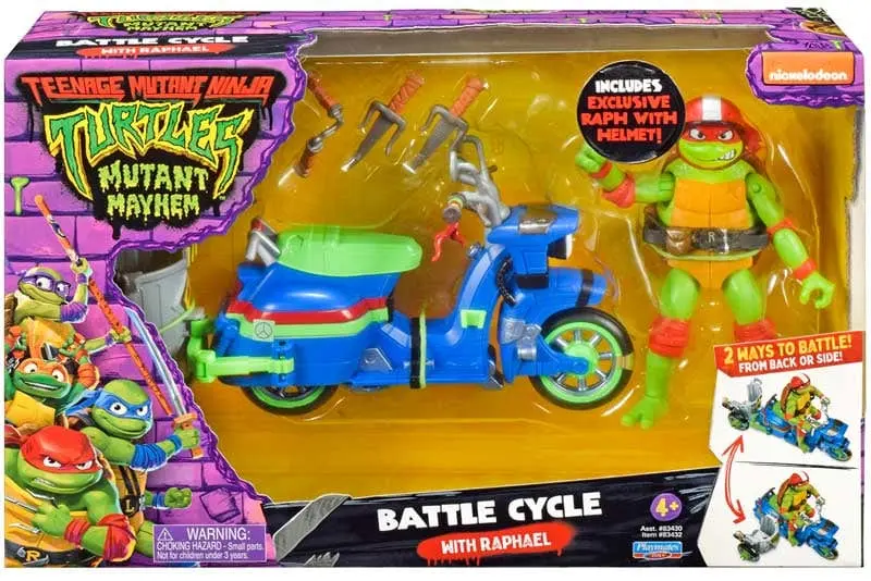 Tartarughe Ninja Battle Cycle, Veicolo con personaggio Raffaello