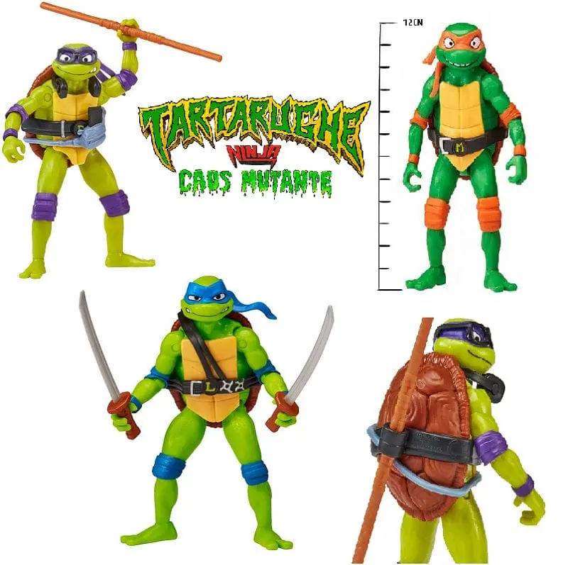 Tartarughe Ninja Personaggi del Nuovo Film Caos Mutante