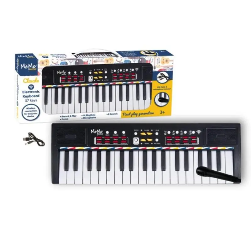 Tastiera Elettronica 37 Tasti Wireless con Microfono e USB - MeMe Music