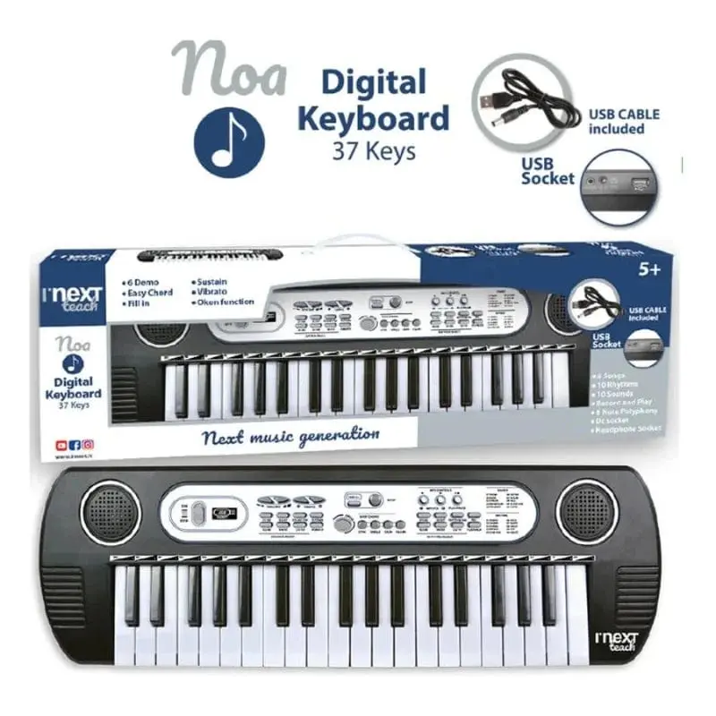 Tastiera Elettronica Scolastica 37 Tasti con Flashdrive USB - MeMe Music