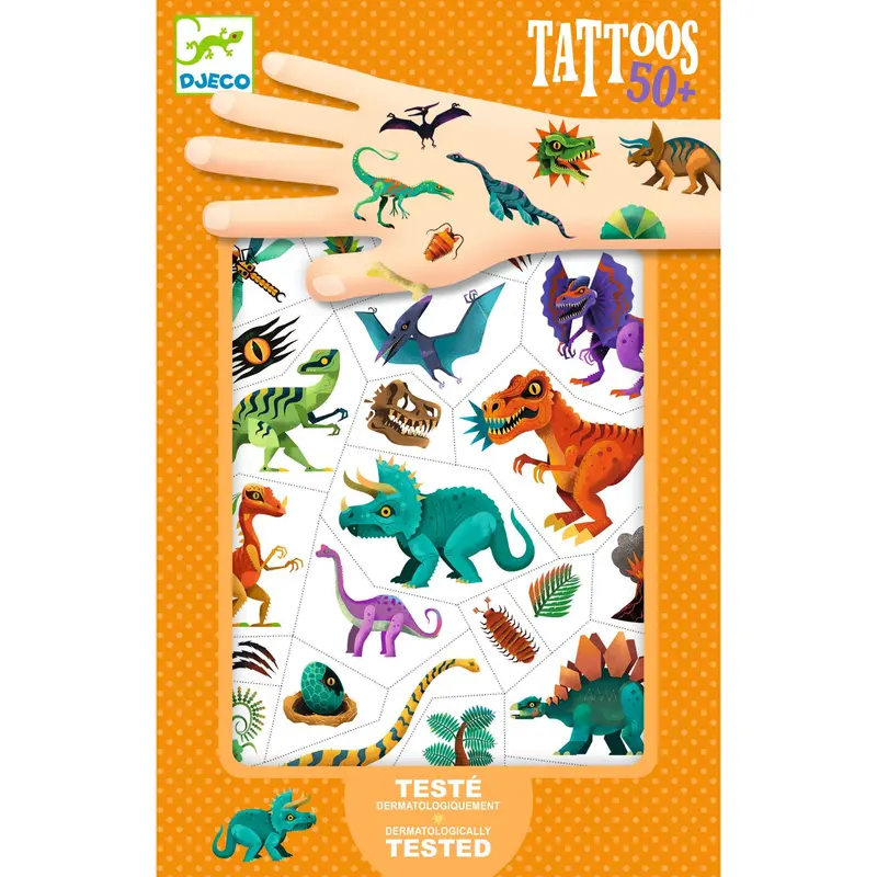 Tatuaggi Temporanei - Dinosauri
