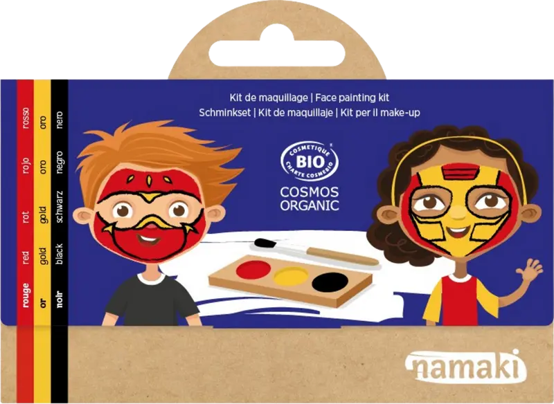 Tavolozza Per Il Trucco 3 Colori - Rosso/Oro/Nero